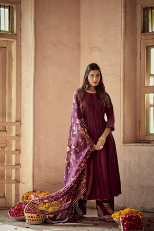 Wine Kali Kurta | TCT-722