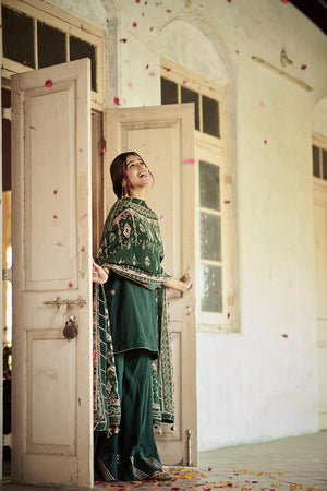 Pine Green Kurta set | TCT-721
