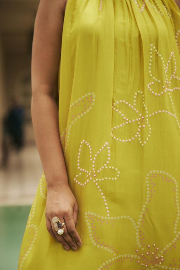 Lime Green Kurta set | TCT-804