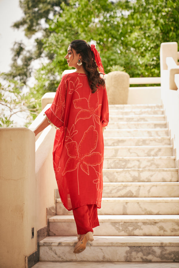 Deep V-Neck Kaftan | TCT-799