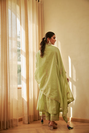Mint Green Kurta Set | TCT-877