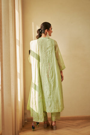 Mint Green Kurta Set | TCT-877