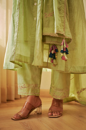 Mint Green Kurta Set | TCT-877