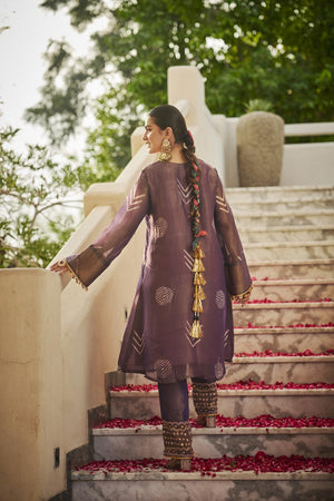 Deep purple square co-ord set | TCT-813