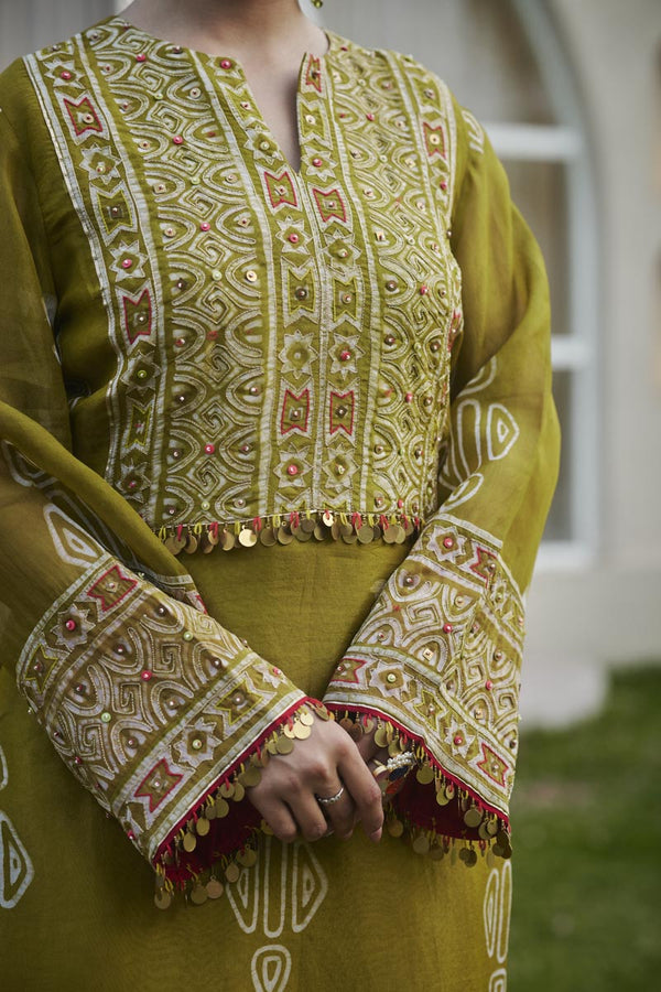 Lime Green co-ord set | TCT-809