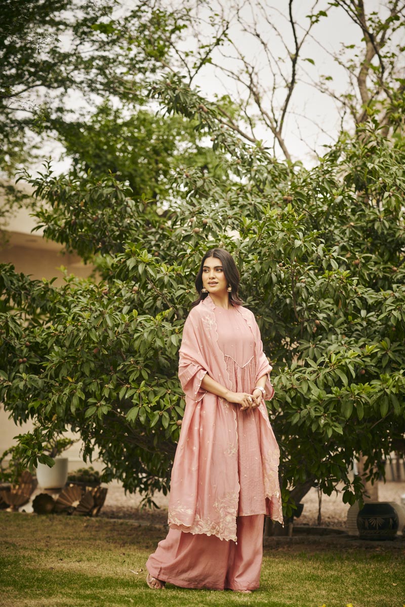 Patsel Pink Kurta set | TCT-849