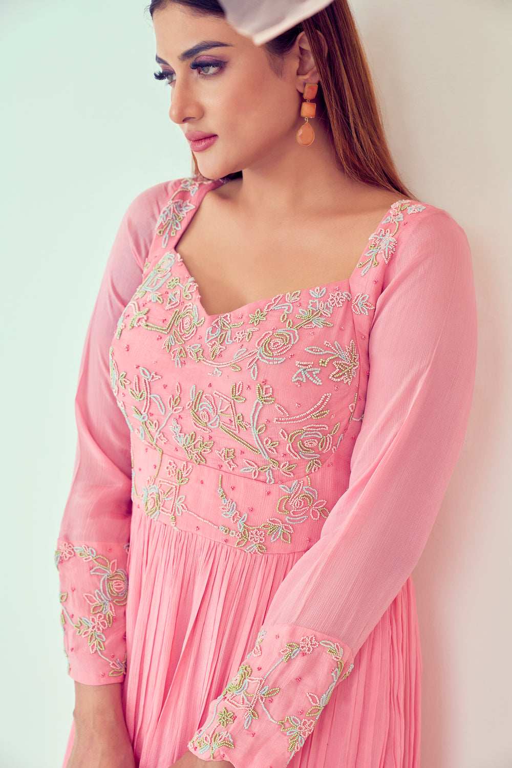 Pink Anarkali | TCT-737