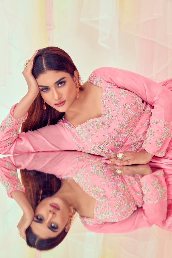Pink Anarkali | TCT-737