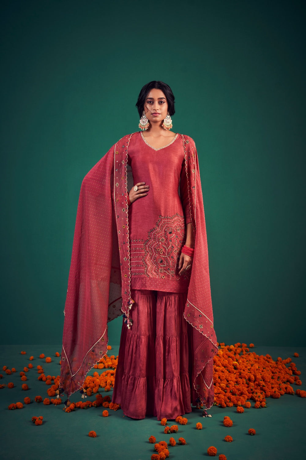 Mauve Kurta Set | TCT-556