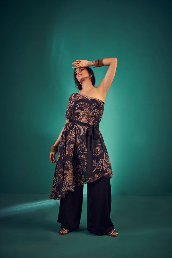 One Shoulder Co-ord Set | TCT-560