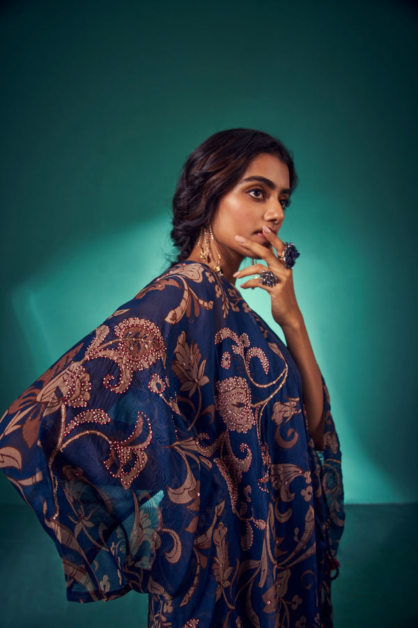 Maxi Gown Paired with Jacket | TCT-559