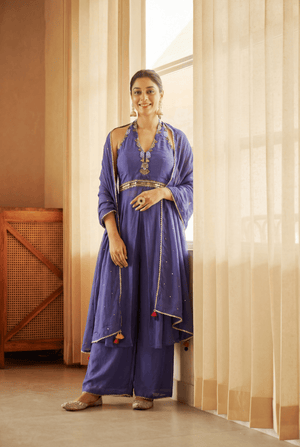 TCT-920 | Halter Neck Anarkali Set
