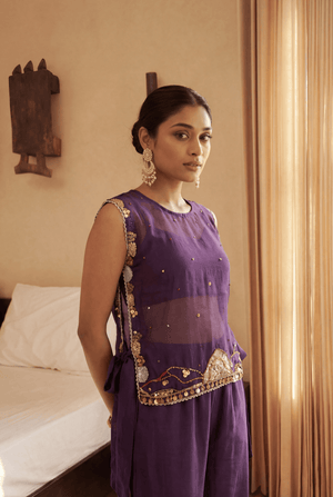 TCT-919 | Deep Purple Bib Set