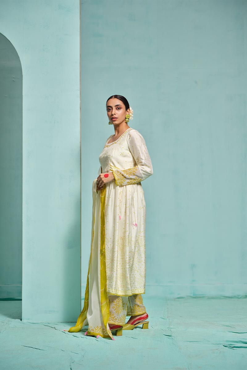 Square Neck Kurta Set | TCT-789