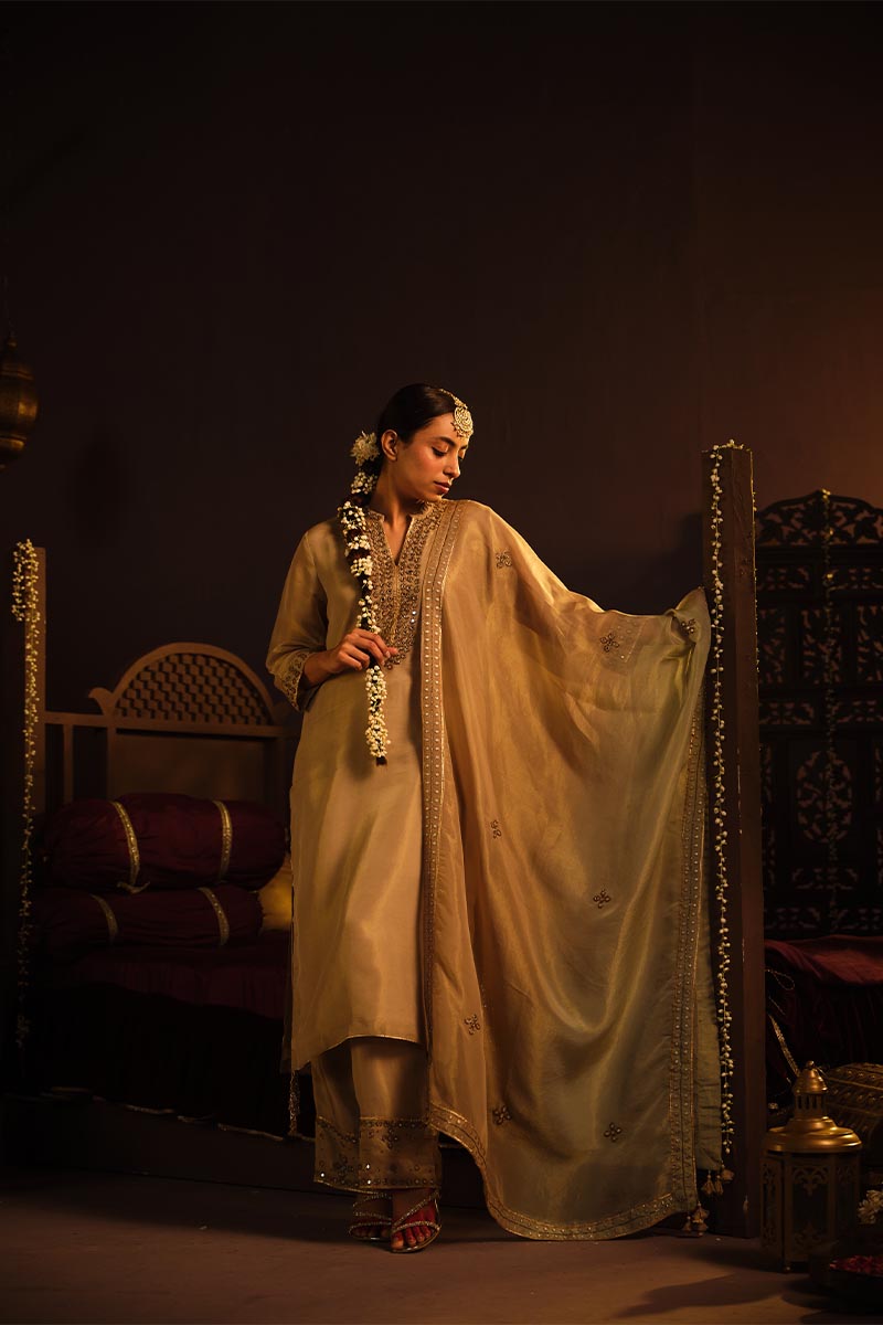 Brown Kurta Set | TCT-760