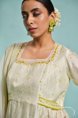 Square Neck Kurta Set | TCT-789