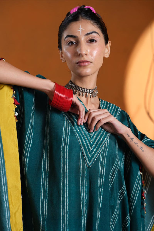 V-Neck Kaftan Co-ord set | TCT-774