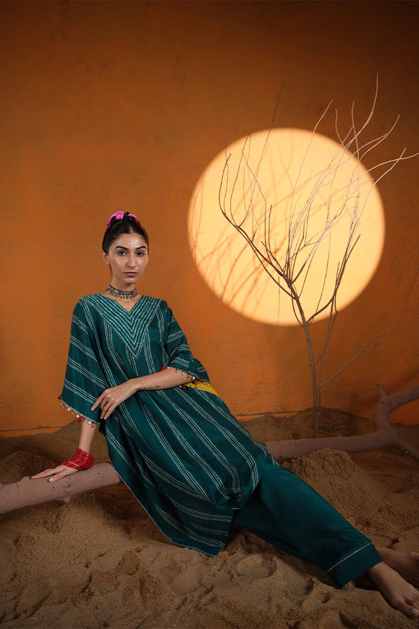 V-Neck Kaftan Co-ord set | TCT-774