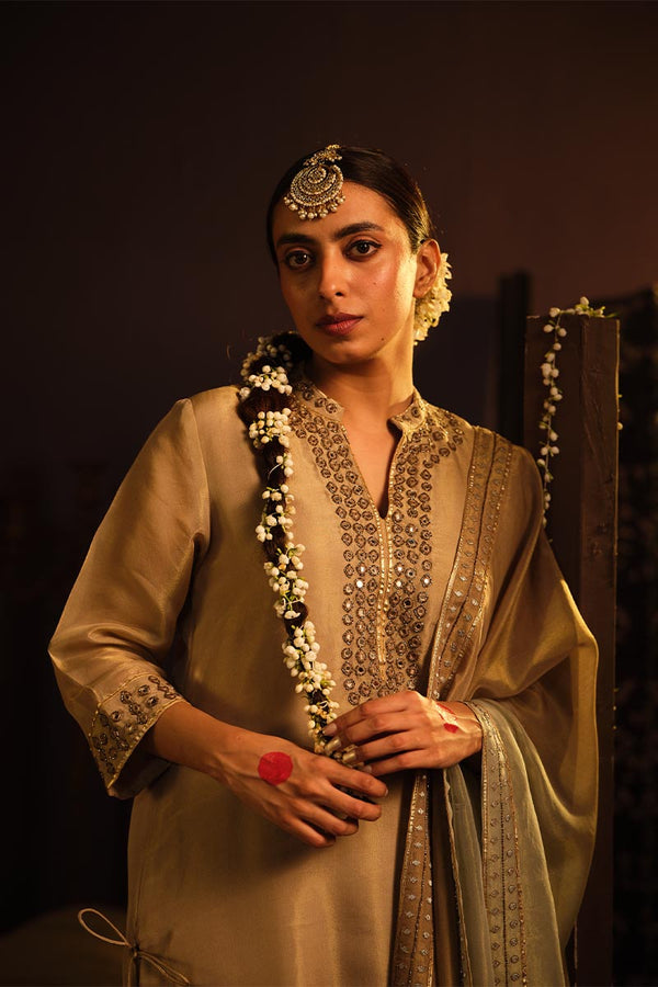 Brown Kurta Set | TCT-760
