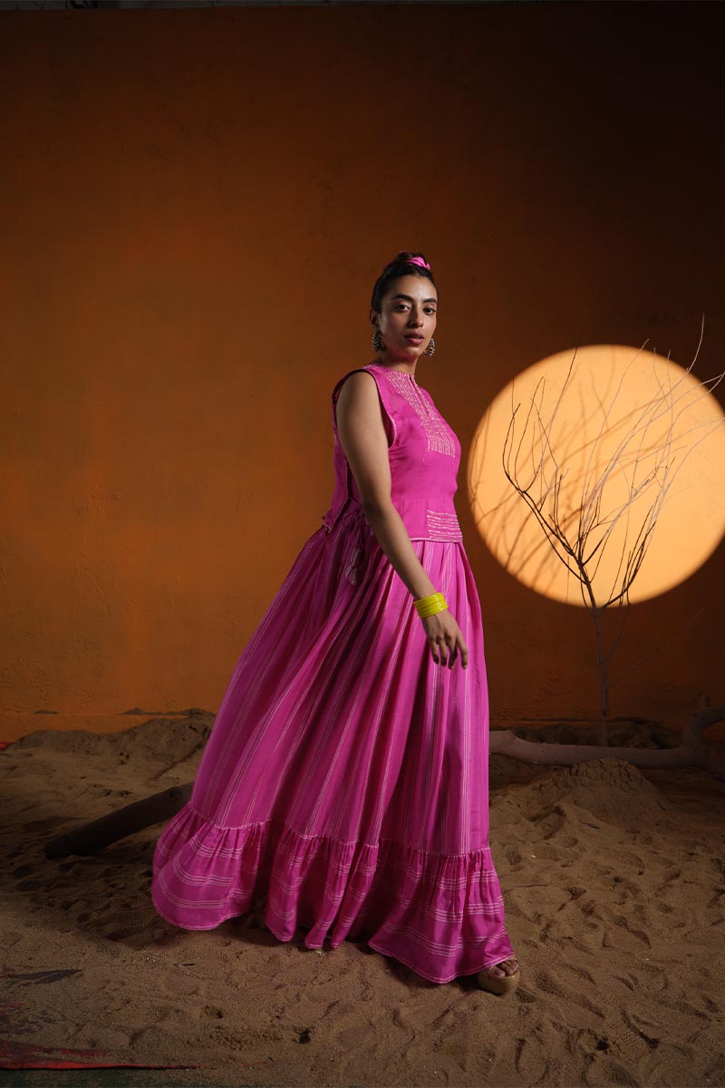 Noodle Strap Maxi With Bib | TCT-772